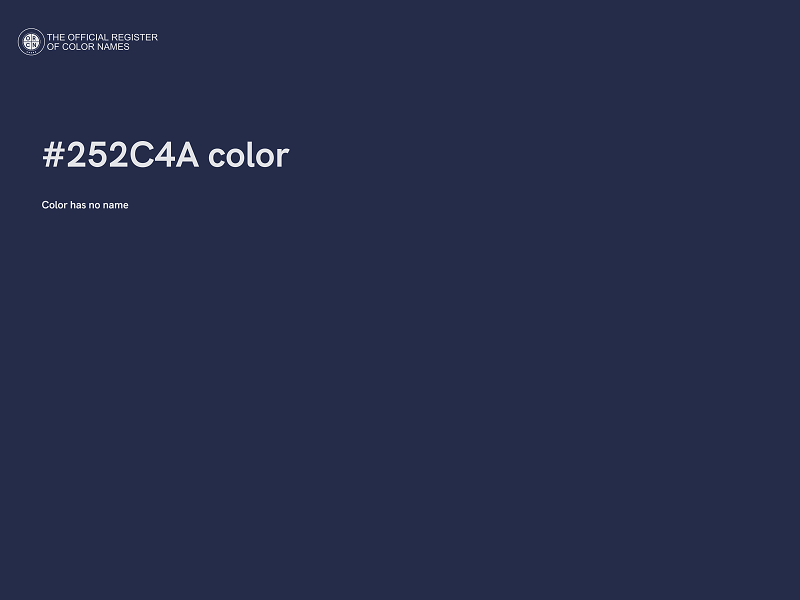 #252C4A color image