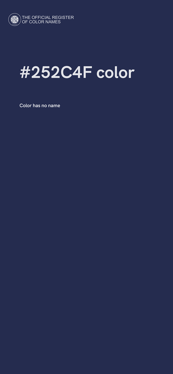 #252C4F color image
