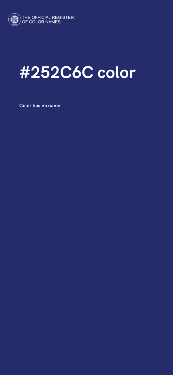 #252C6C color image