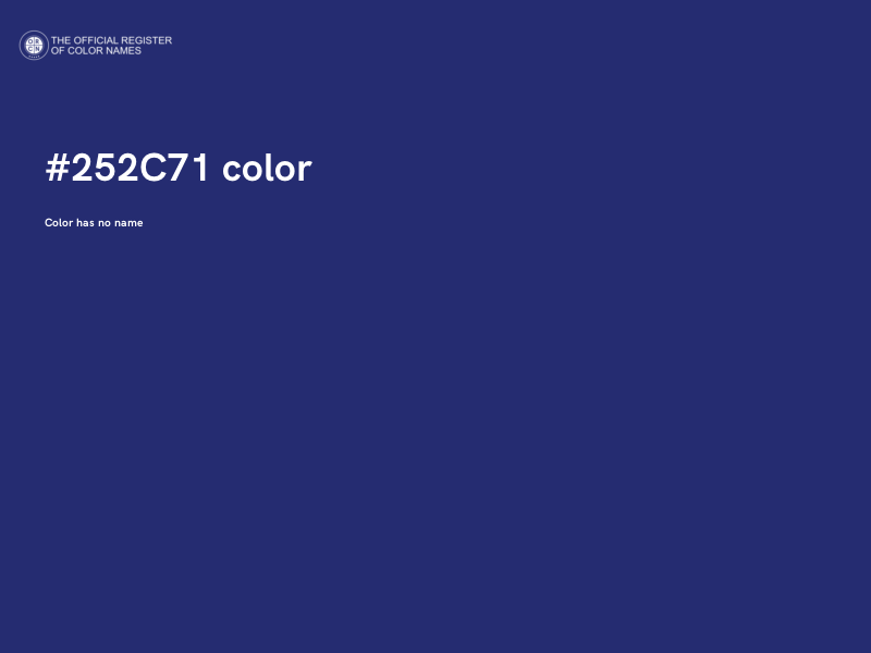 #252C71 color image