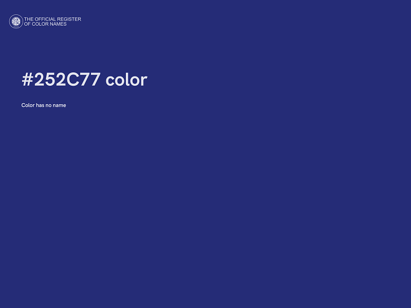 #252C77 color image