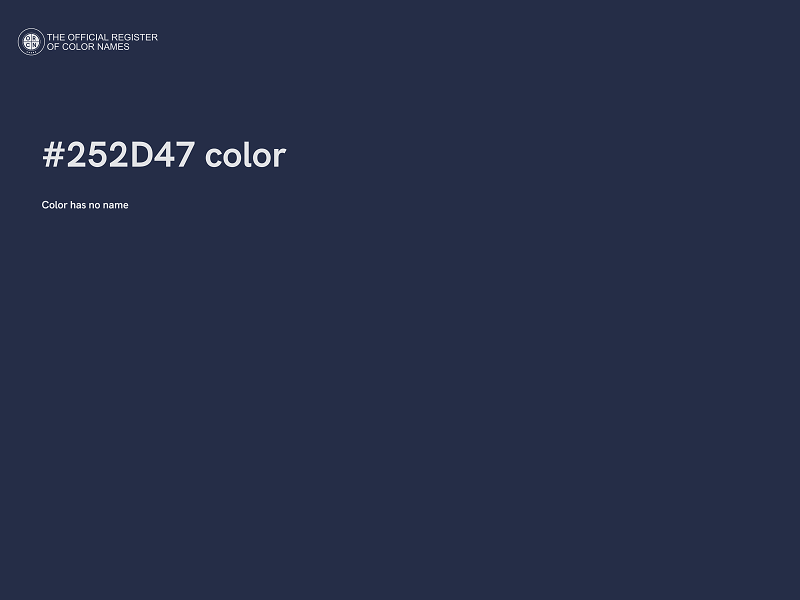 #252D47 color image