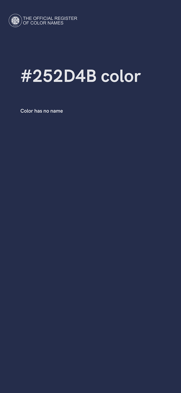 #252D4B color image