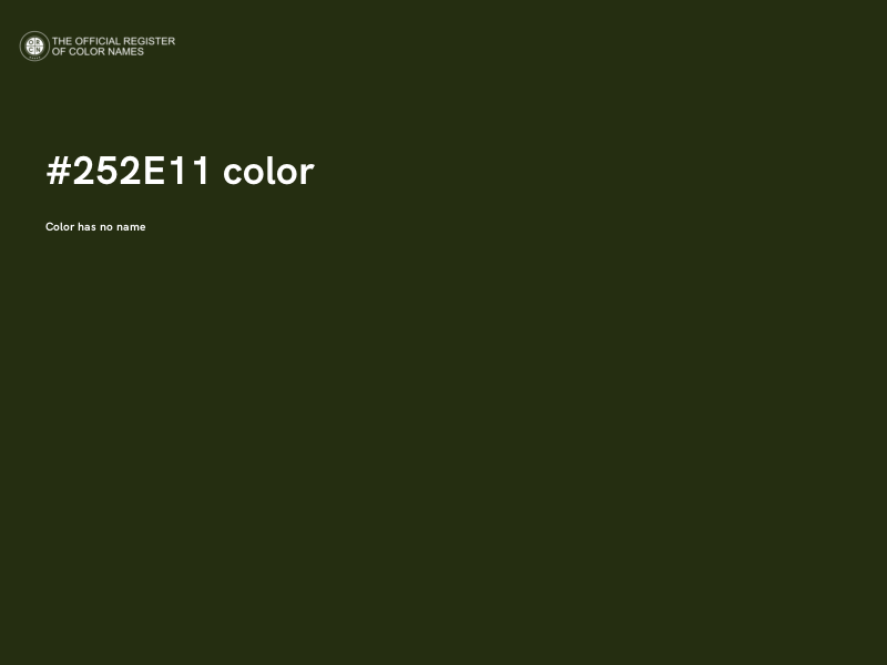 #252E11 color image