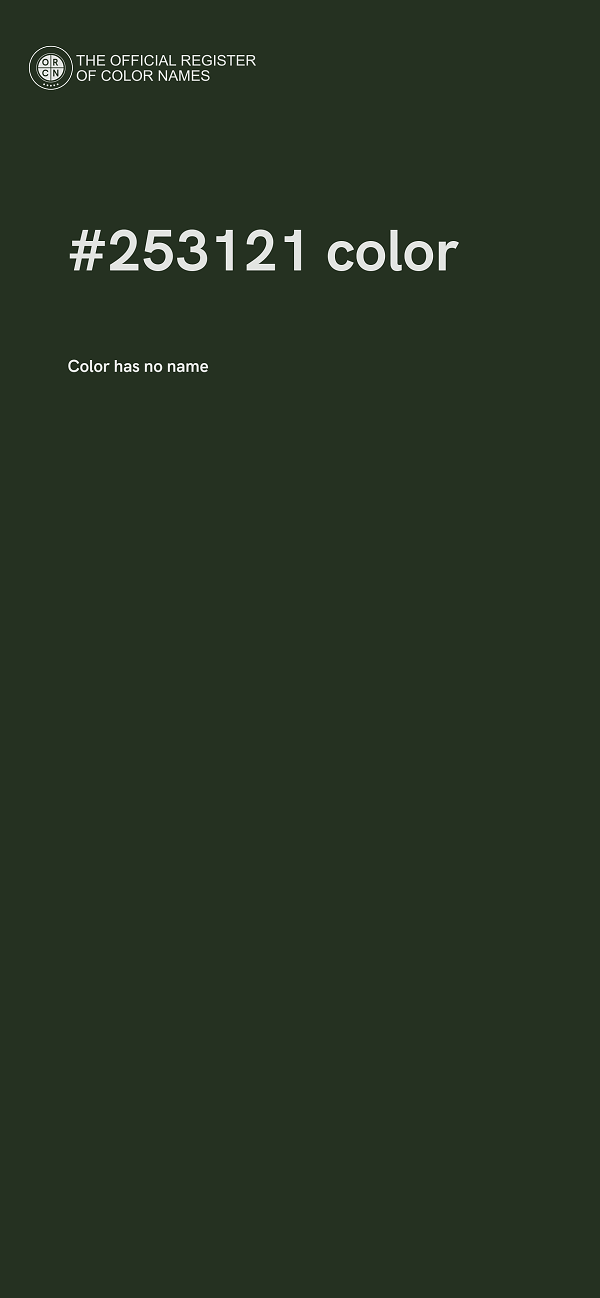 #253121 color image