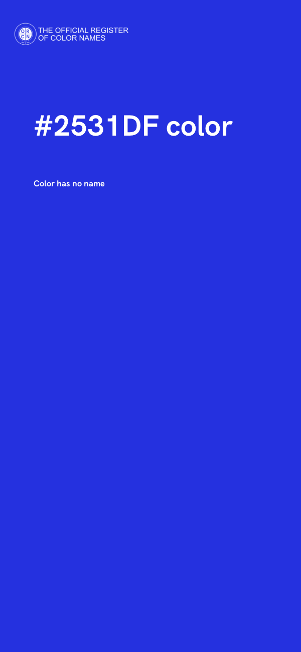 #2531DF color image