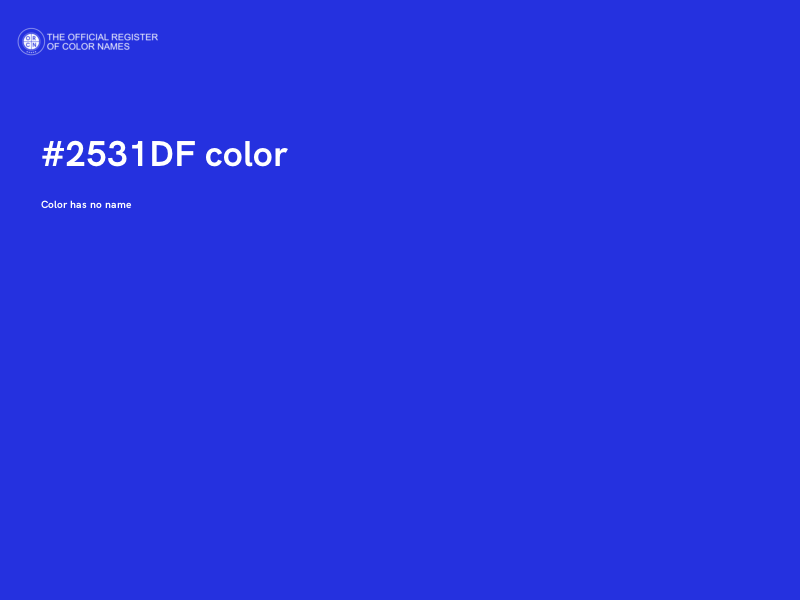 #2531DF color image