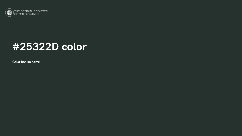 #25322D color image