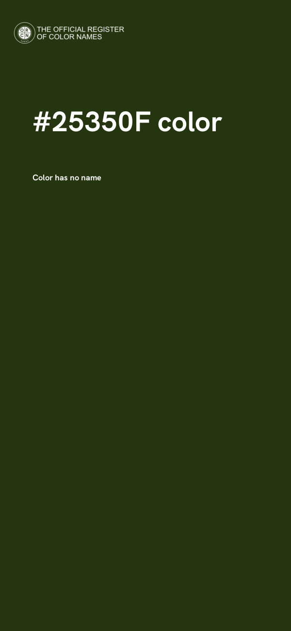 #25350F color image
