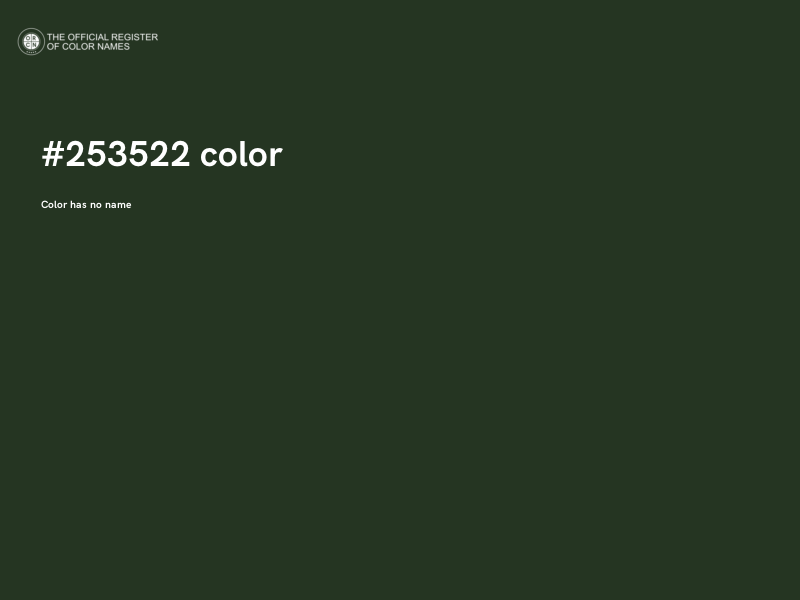 #253522 color image