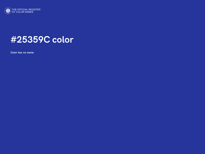 #25359C color image
