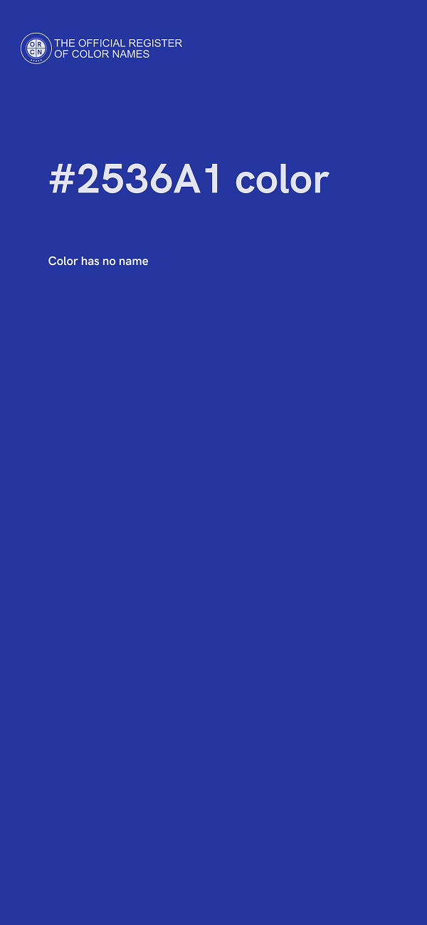 #2536A1 color image