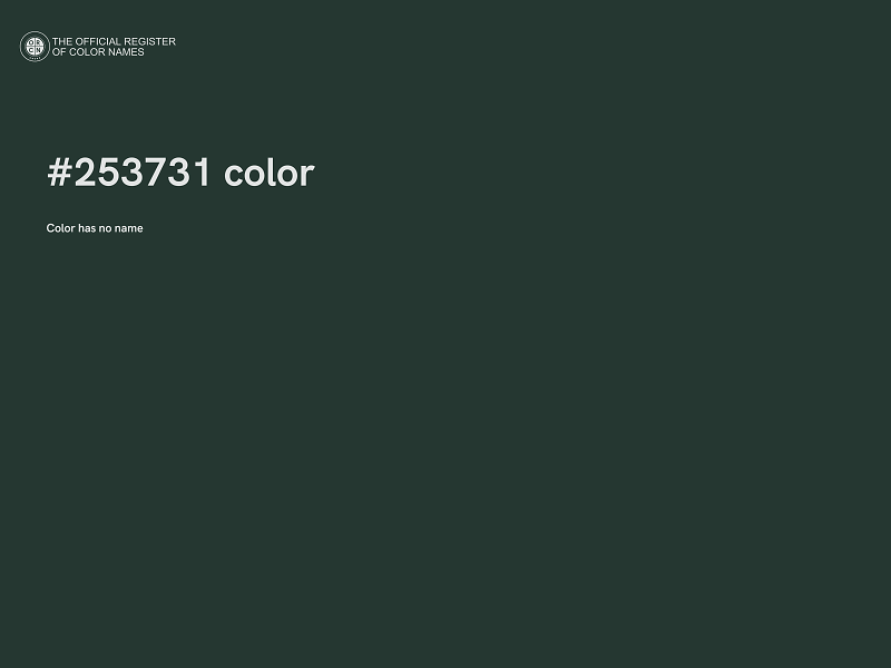#253731 color image