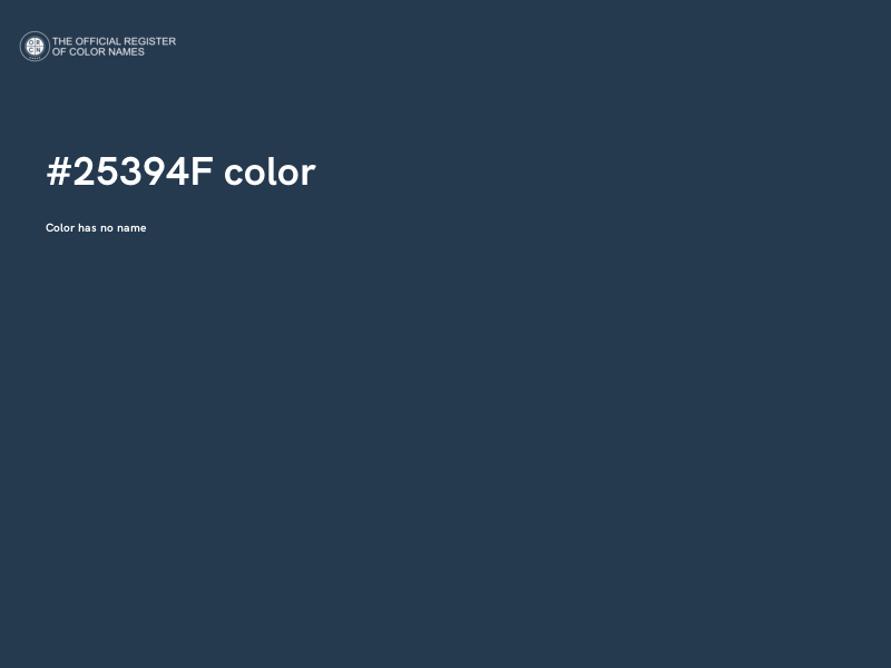 #25394F color image