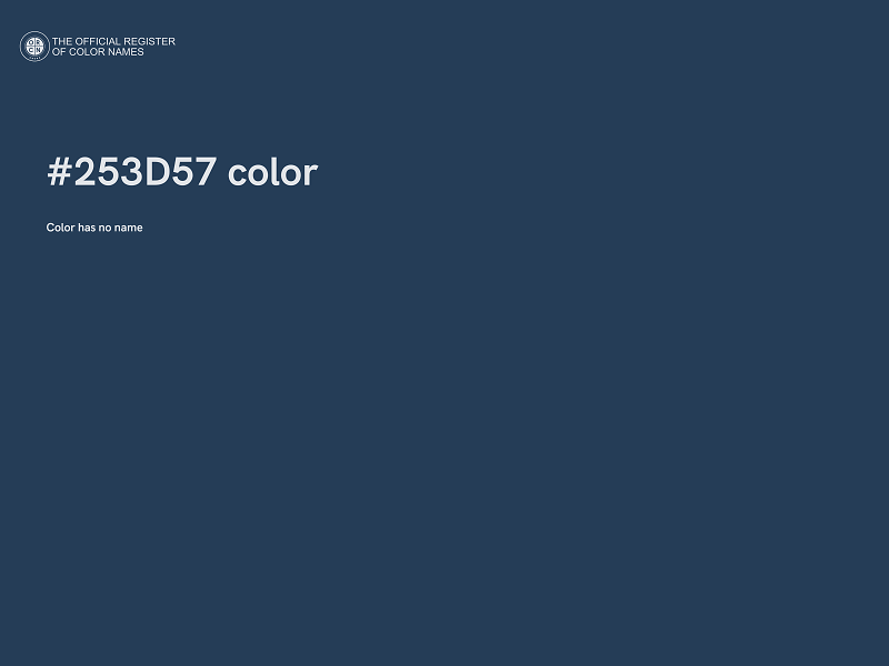 #253D57 color image