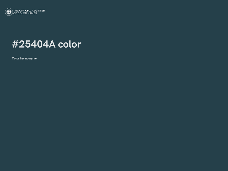 #25404A color image