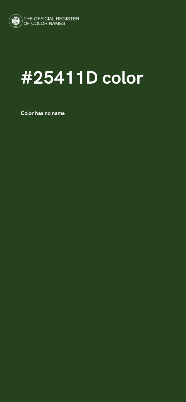 #25411D color image