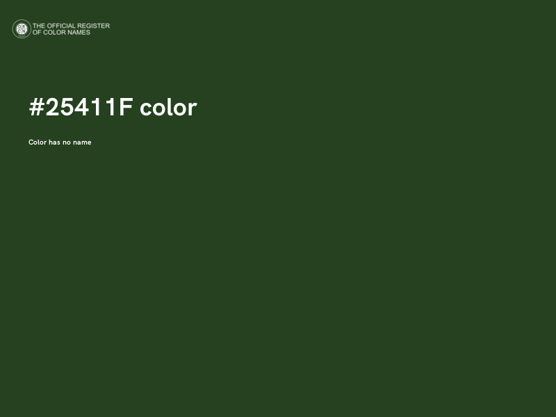 #25411F color image