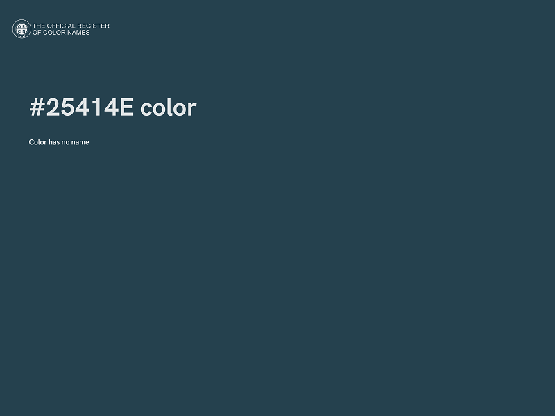#25414E color image