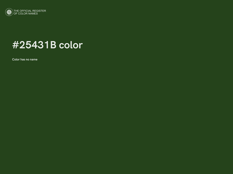 #25431B color image