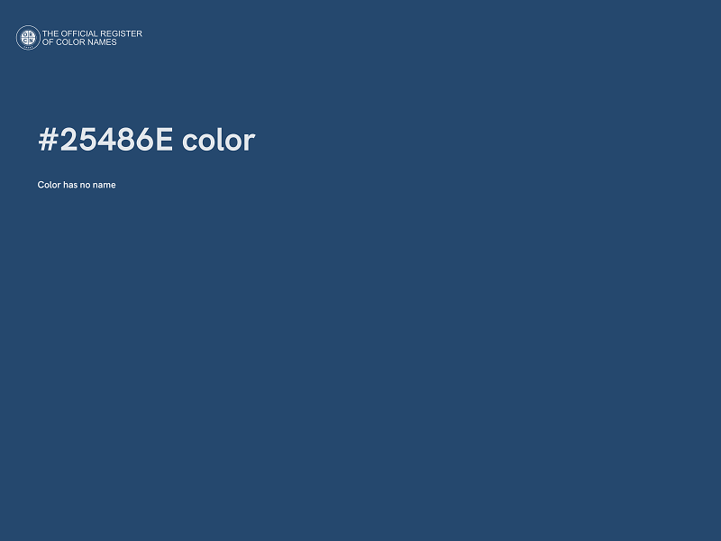 #25486E color image