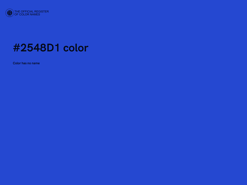 #2548D1 color image