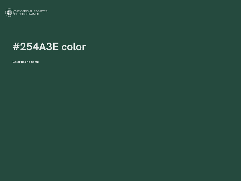 #254A3E color image