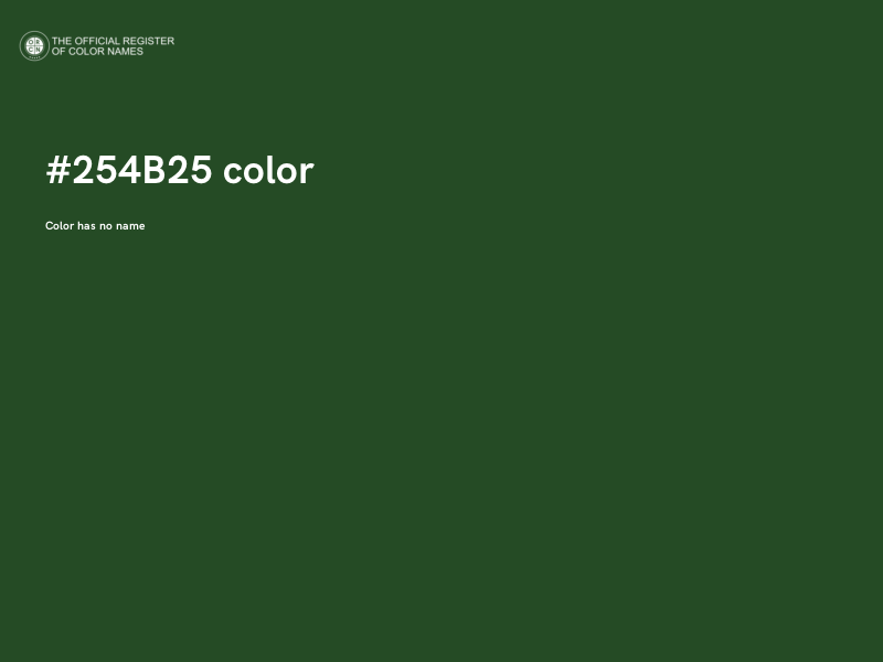 #254B25 color image