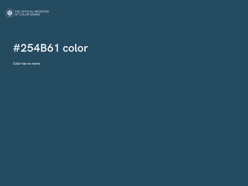 #254B61 color image