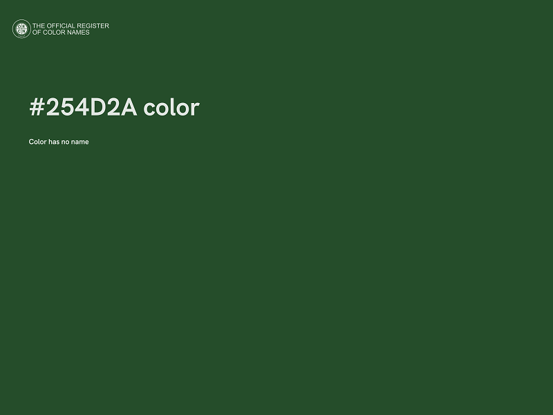 #254D2A color image