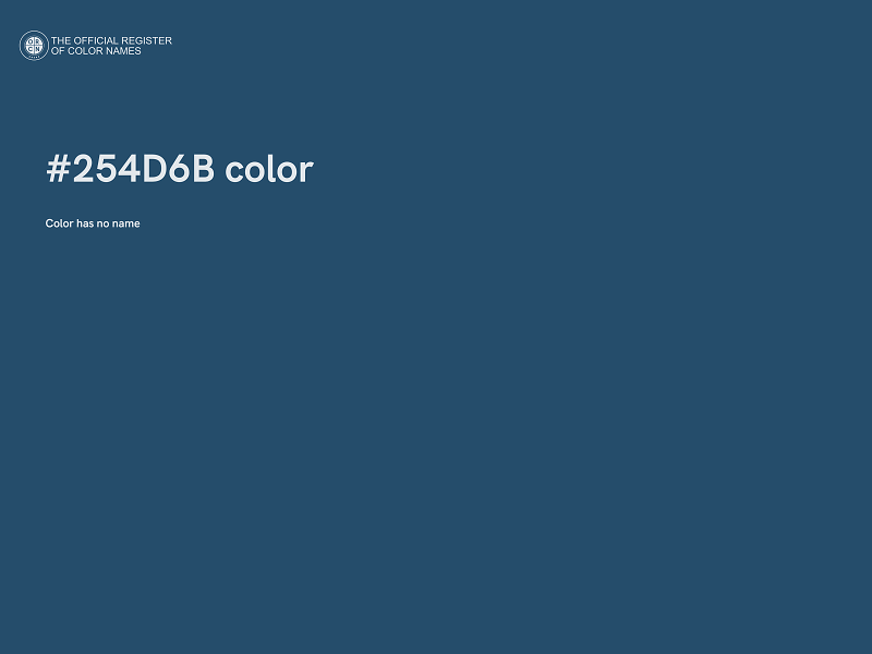 #254D6B color image