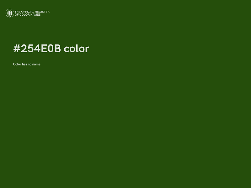 #254E0B color image