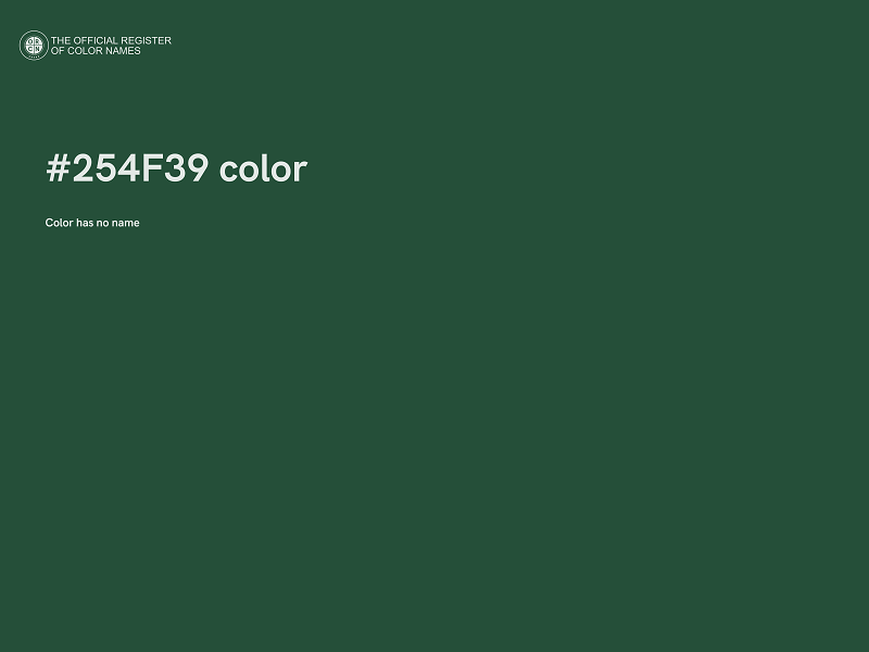 #254F39 color image