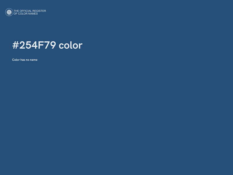 #254F79 color image