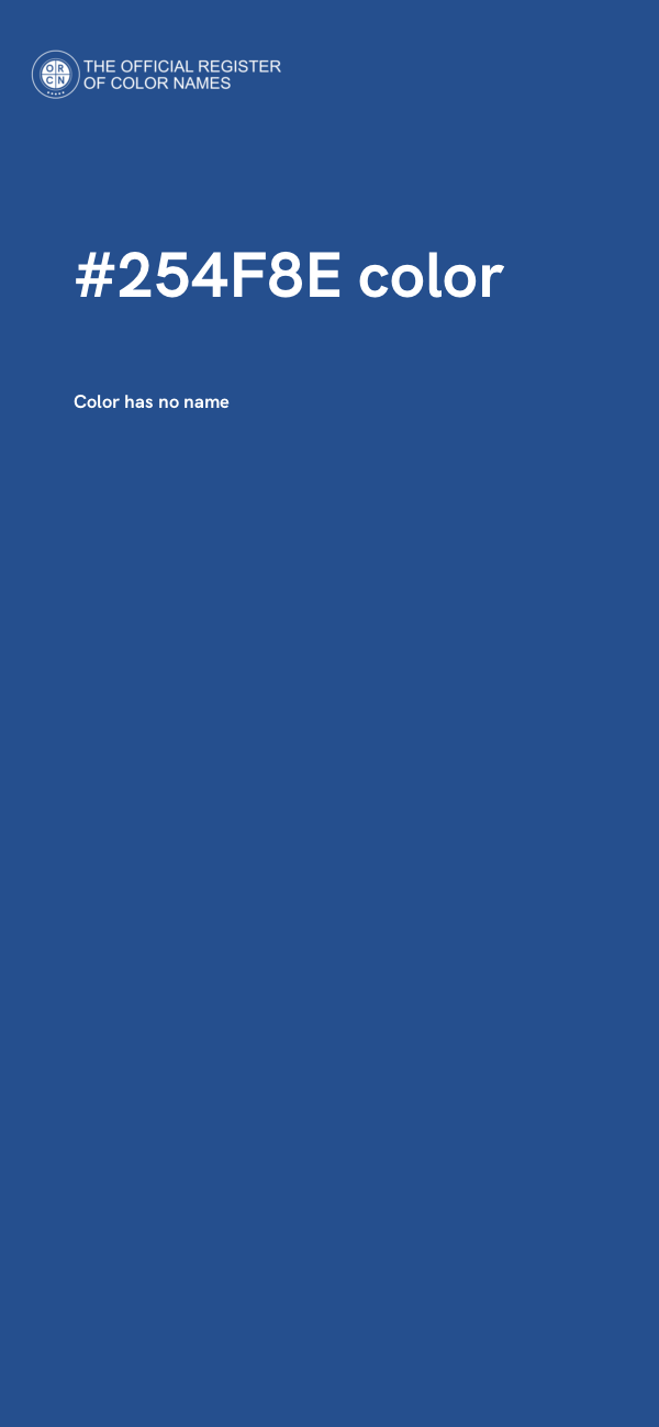 #254F8E color image
