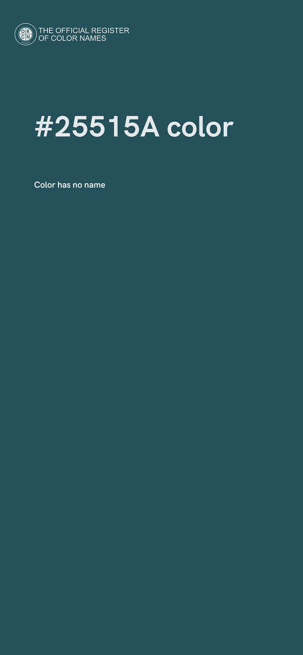#25515A color image
