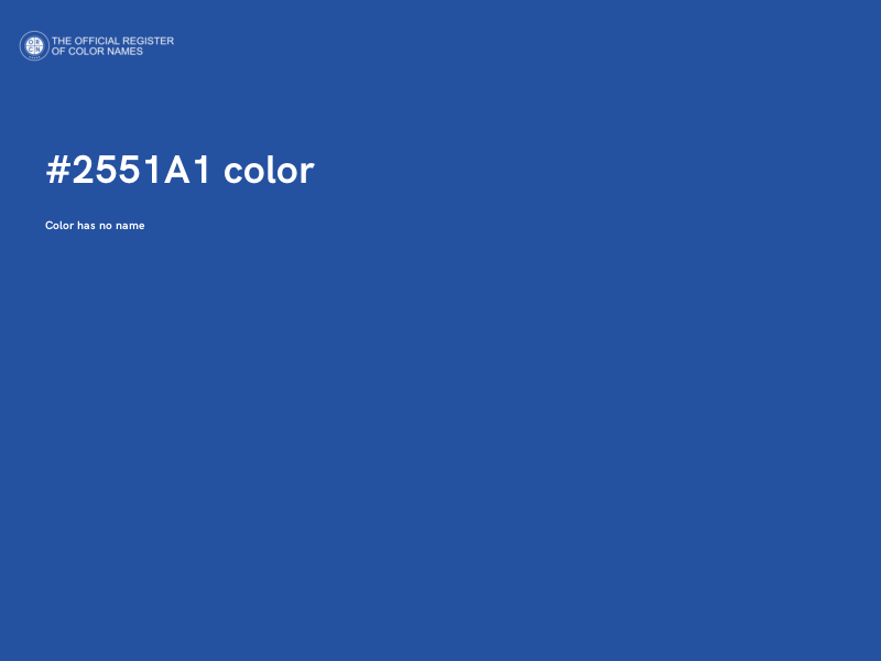 #2551A1 color image