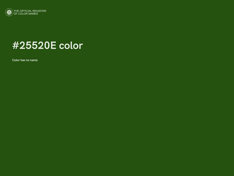 #25520E color image