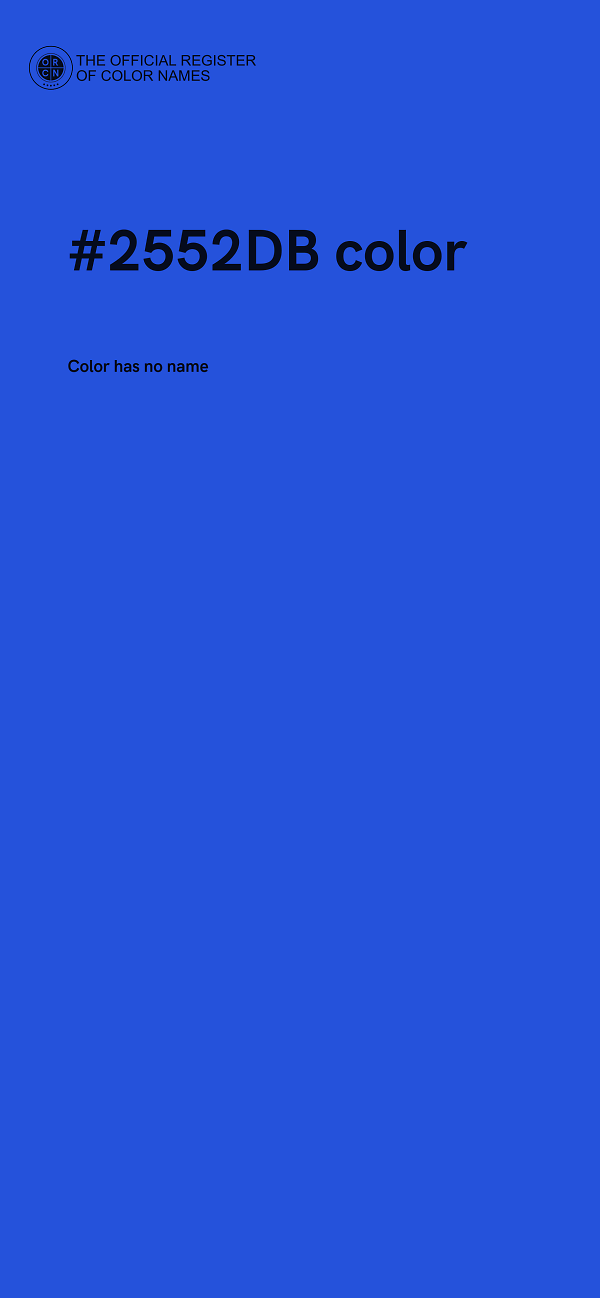 #2552DB color image