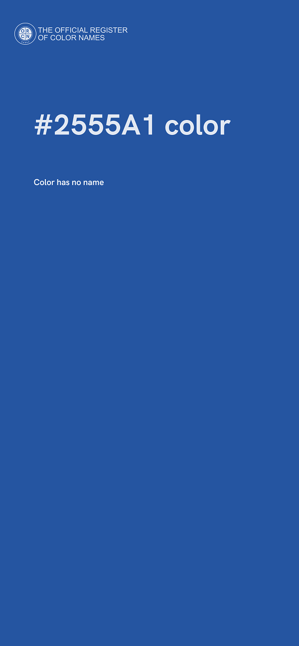 #2555A1 color image