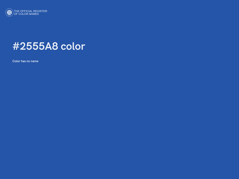 #2555A8 color image