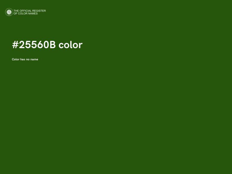 #25560B color image