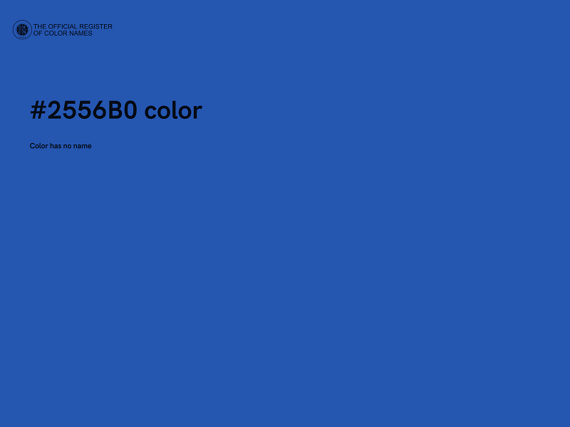 #2556B0 color image