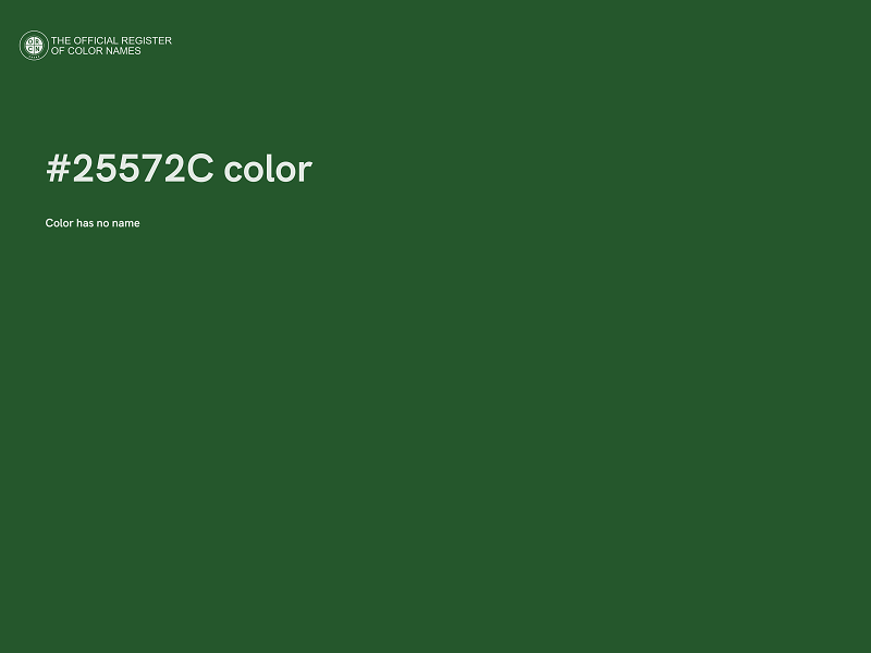 #25572C color image