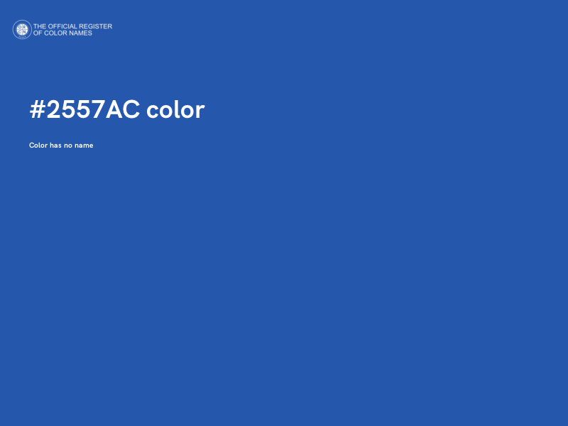 #2557AC color image