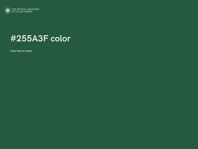 #255A3F color image