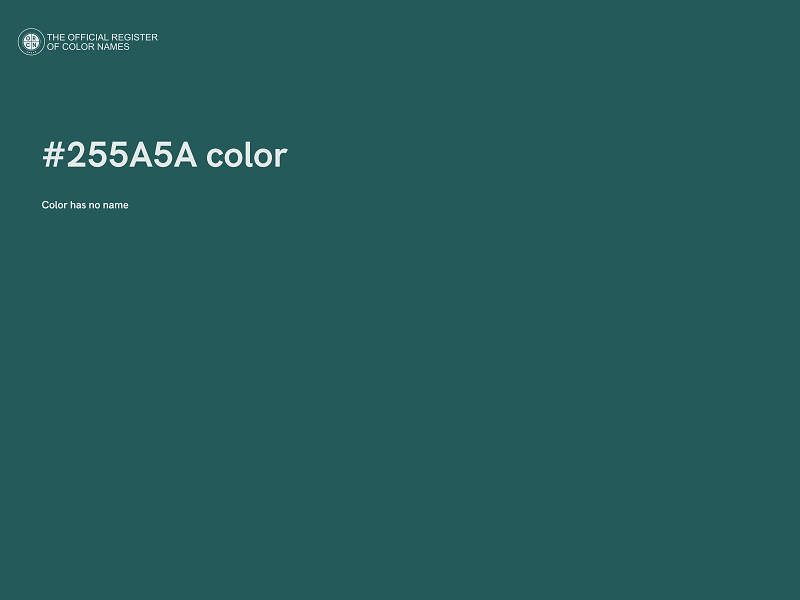 #255A5A color image