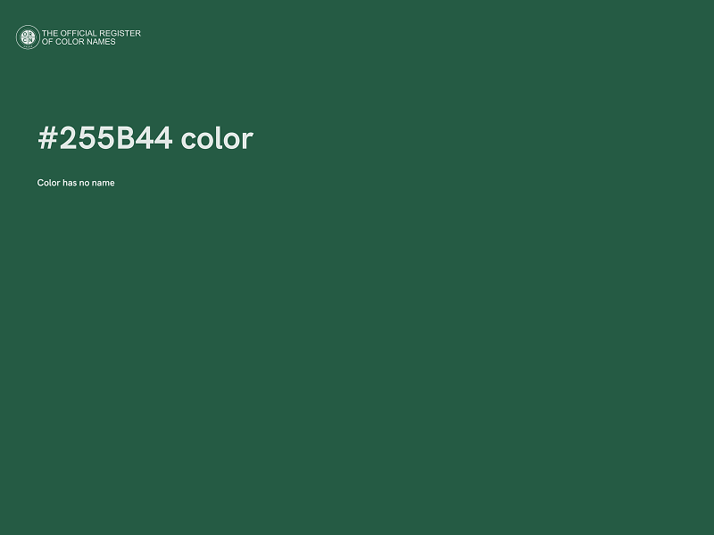 #255B44 color image