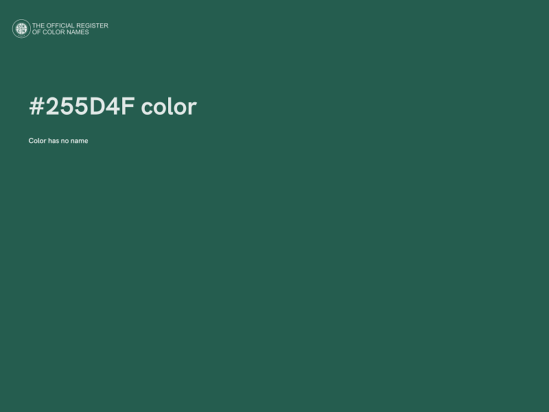 #255D4F color image