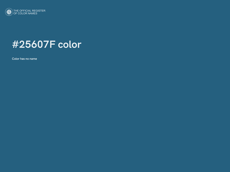 #25607F color image